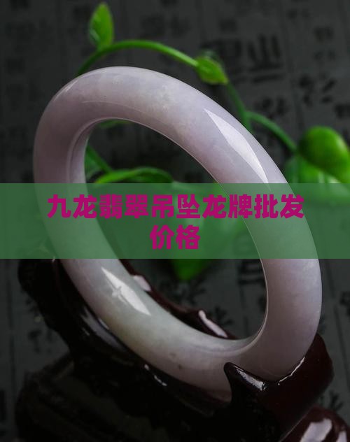 九龙翡翠吊牌多少钱