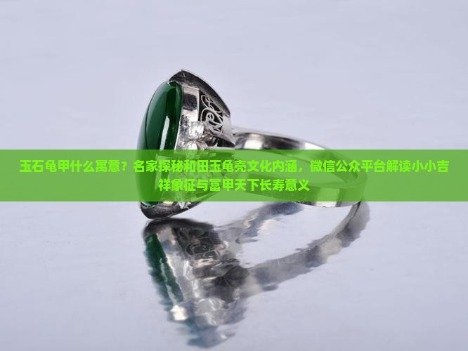 玉石龟甲什么寓意