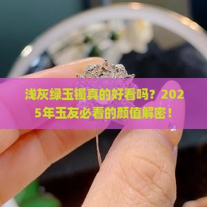 浅灰绿玉镯好看吗