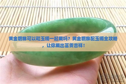 黄金貔貅可以和玉镯一起戴吗