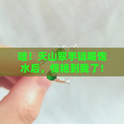 天山翠手链润养后