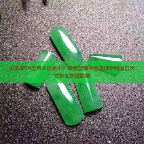 黄金带54玉带大还是小