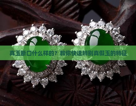 真玉断口什么样的
