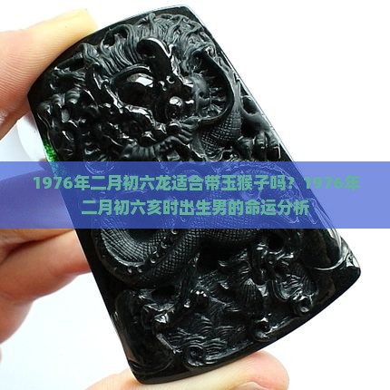 1976年二月初六龙适合带玉猴子吗