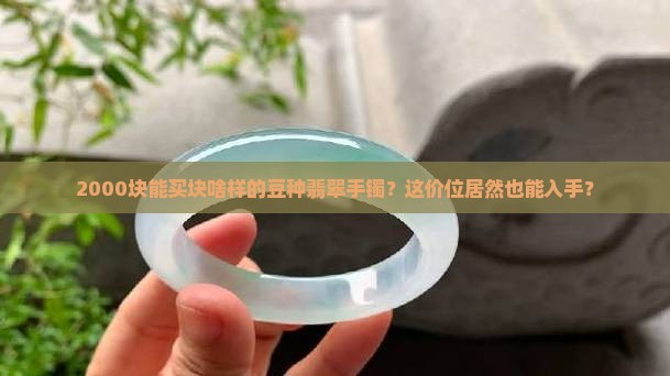 2000左右的豆种翡翠手镯