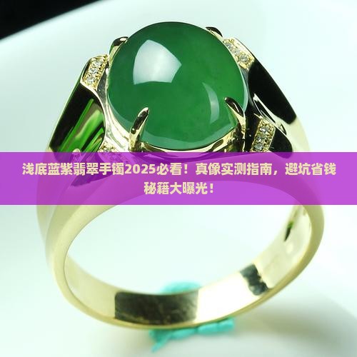 浅底蓝紫翡翠手镯