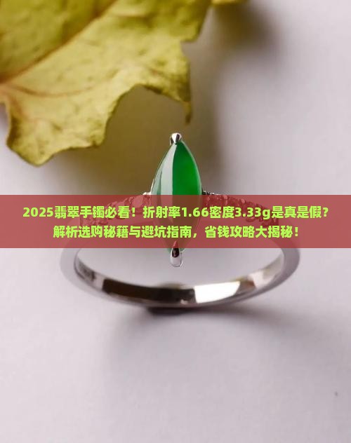 翡翠手镯折射率166密度333g