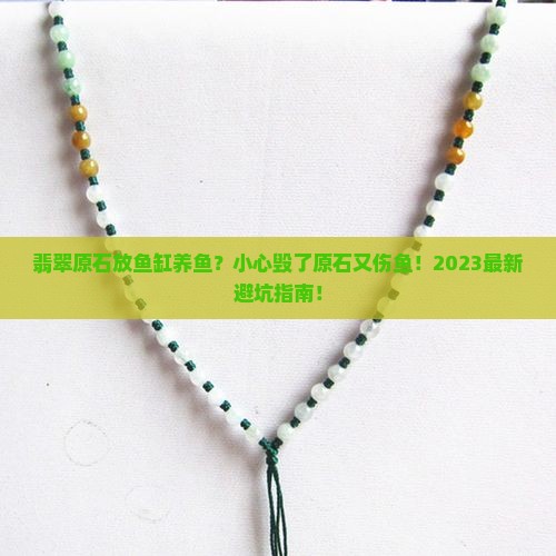 翡翠原石摆鱼缸好吗