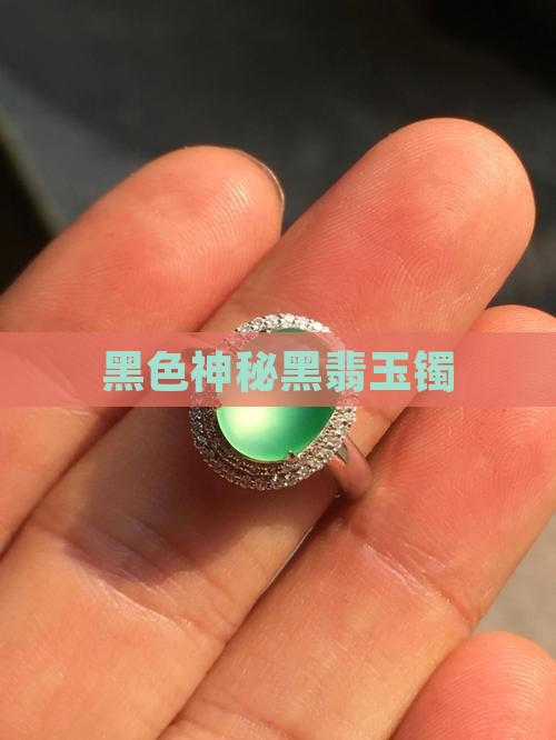 黑色神秘黑翡玉镯