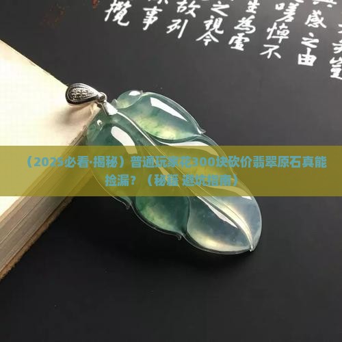 砍价翡翠原石多少钱