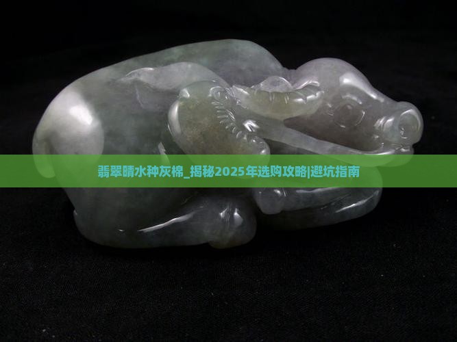 翡翠晴水种灰棉