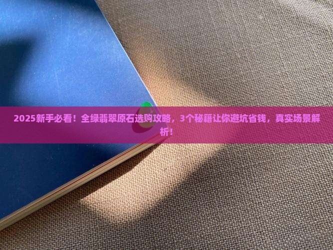 全绿翡翠原石