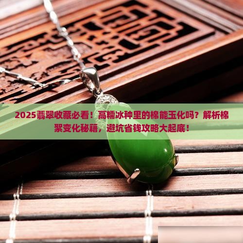 高糯冰翡翠里的棉可以玉化吗