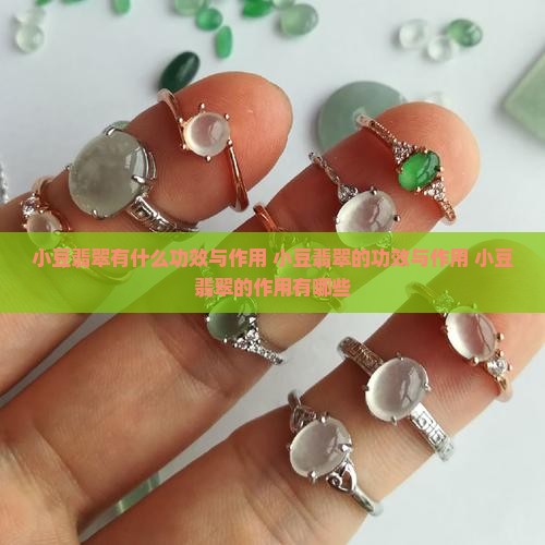 小豆翡翠有什么功效与作用