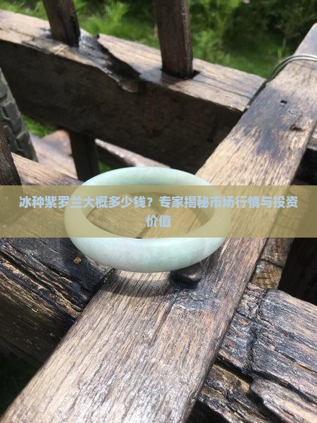 冰种紫罗兰大概多少钱？专家揭秘市场行情与投资价值