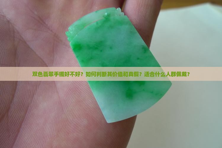 双色翡翠手镯好不好？如何判断其价值和真假？适合什么人群佩戴？