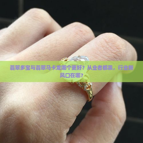 翡翠多宝与翡翠马卡龙哪个更好？从业者都祟，行业新风口在哪？