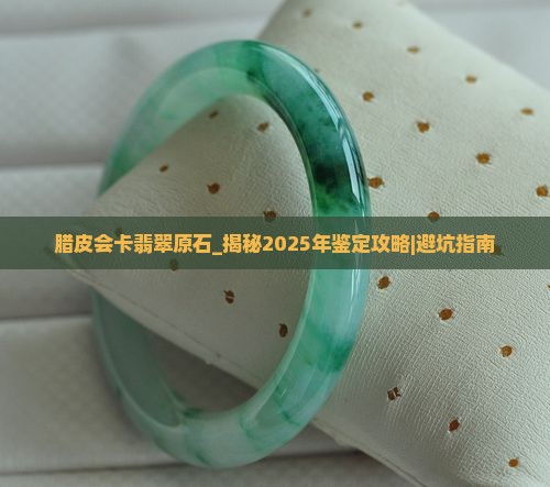 腊皮会卡翡翠原石