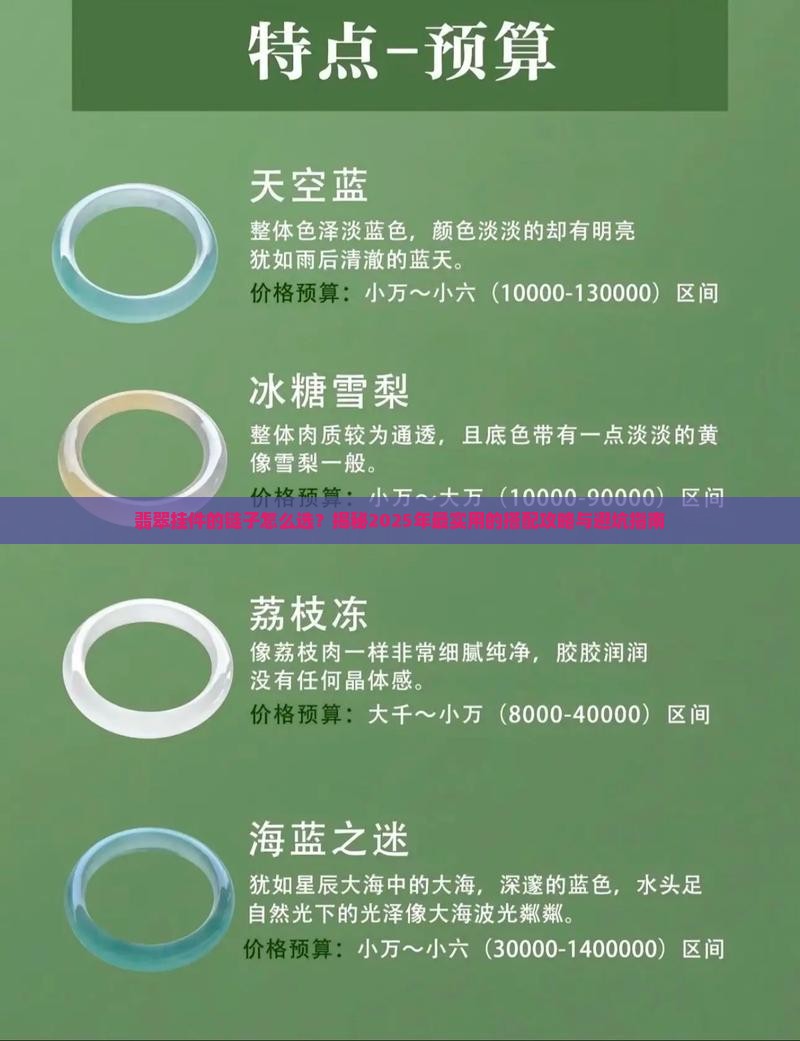 翡翠挂件的链子怎么使用