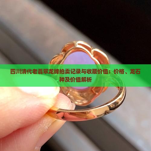 四川清代老翡翠龙