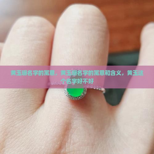 黄玉珊名字的寓意