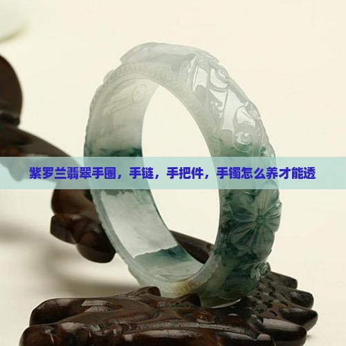 紫罗兰翡翠手圈