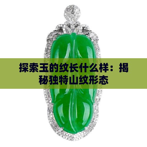 探索玉的纹长什么样：揭秘独特山纹形态