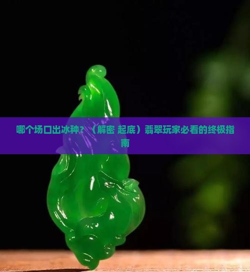 哪个场口出冰种