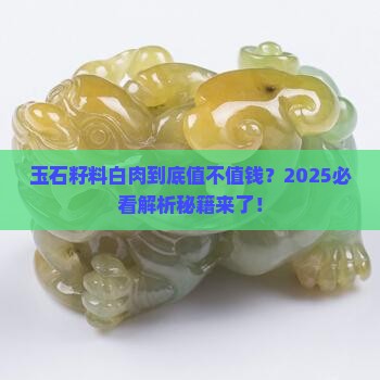 玉石籽料白肉值钱吗