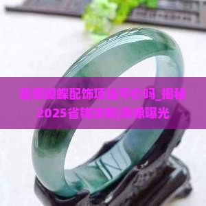 翡翠蝴蝶配饰项链平价吗
