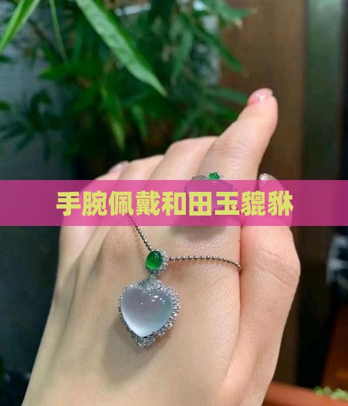 手腕戴和田玉貔貅