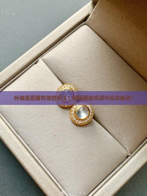 叶城是否藏有绝世好玉？揭秘稀缺资源与投资痛点！
