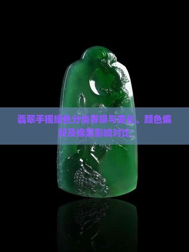 翡翠手镯绿色分类等级与变化、颜色偏好及棉絮影响对比