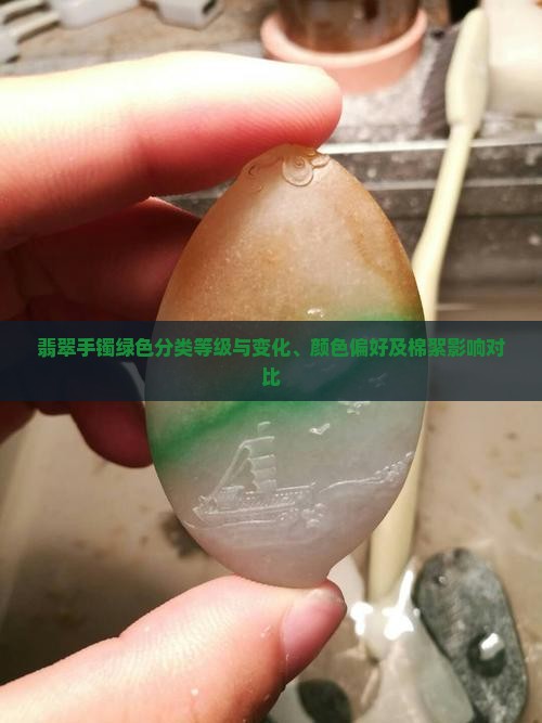 翡翠手镯绿色分类等级与变化、颜色偏好及棉絮影响对比
