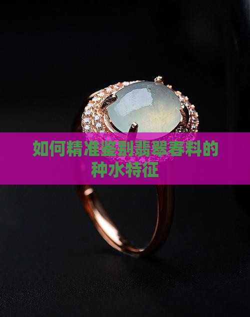 如何精准鉴别翡翠春料的种水特征