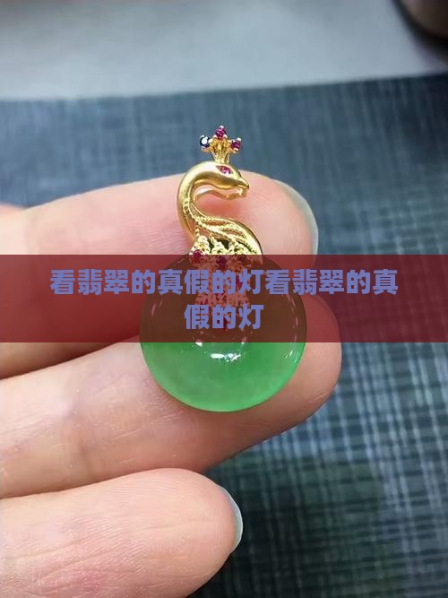 看翡翠的真假的灯