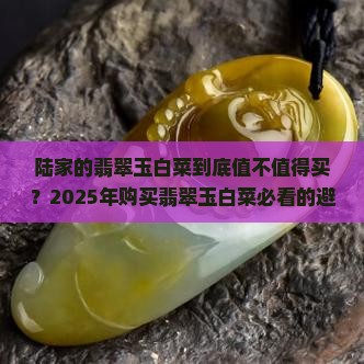 陆家的翡翠玉白菜