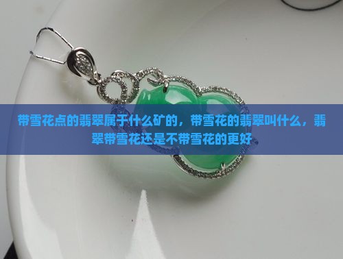 带雪花点的翡翠属于什么矿的