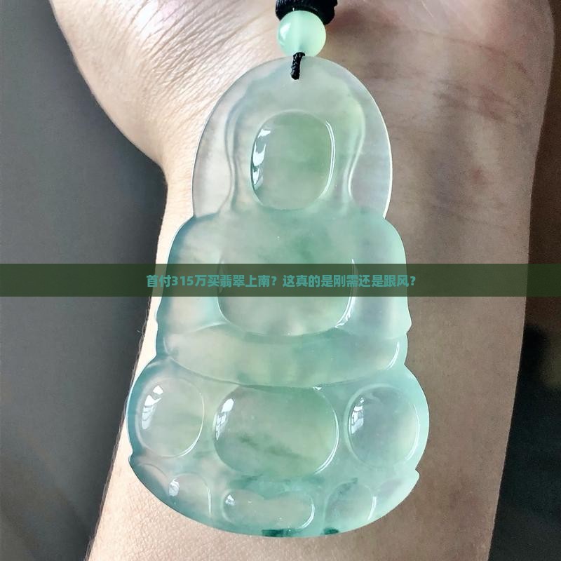 首付315万买翡翠上南