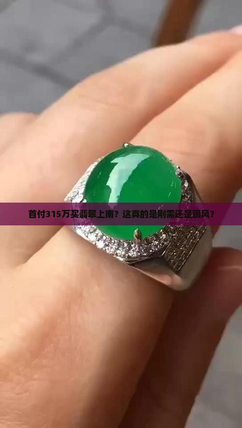 首付315万买翡翠上南