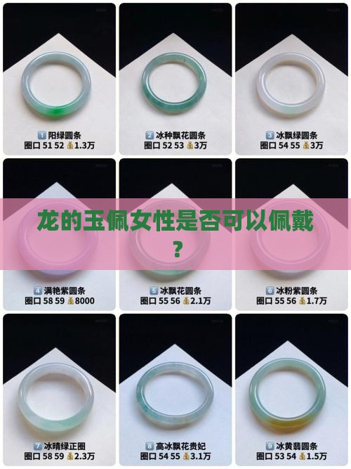 龙的玉佩女性是否可以佩戴？