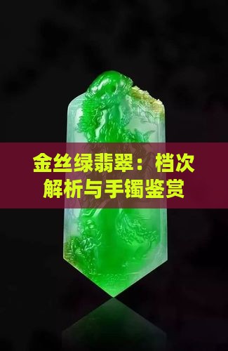 金丝绿翡翠：档次解析与手镯鉴赏