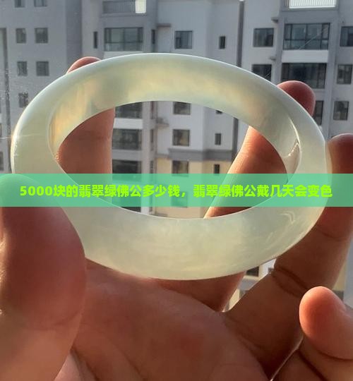 5000块的翡翠绿佛公