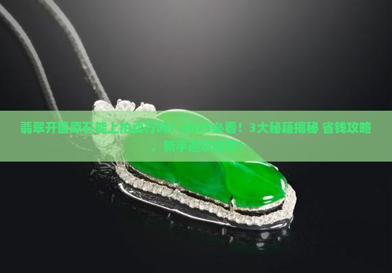 翡翠开窗原石能上拍卖行吗