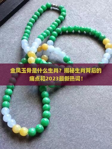 金凤玉骨是什么生肖