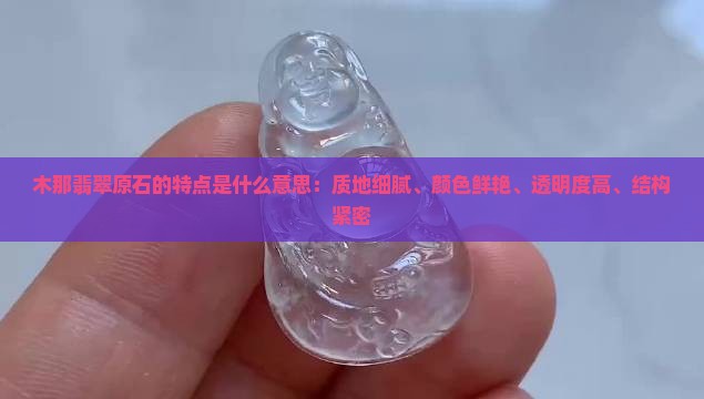 木那翡翠原石的特点是什么意思