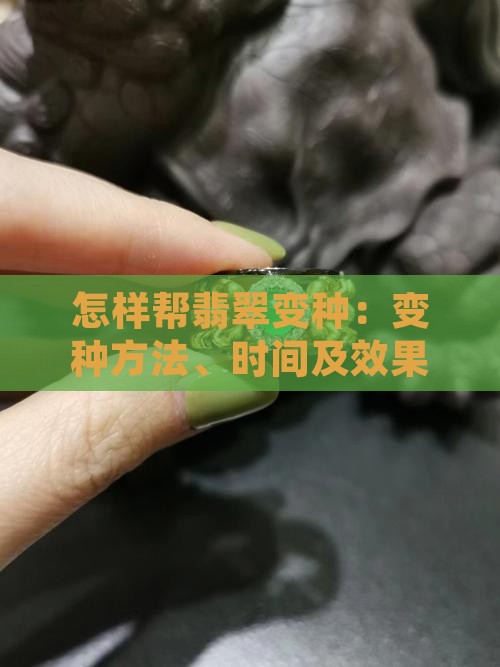 怎样帮翡翠变种：变种方法、时间及效果描述