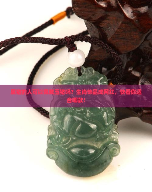 属猪的人可以佩戴玉猪吗？生肖饰品成网红，快看你适合哪款！
