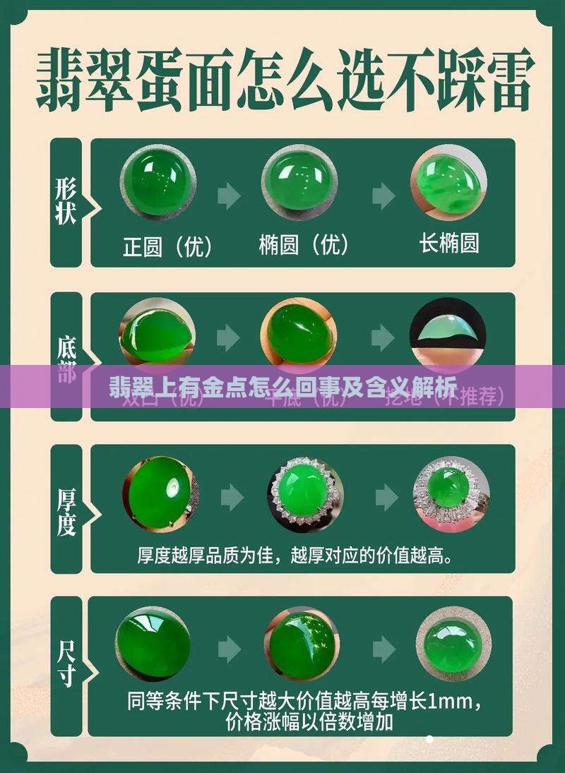 翡翠上有金点怎么回事及含义解析