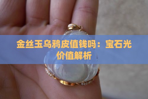 金丝玉乌鸦皮值钱吗：宝石光价值解析